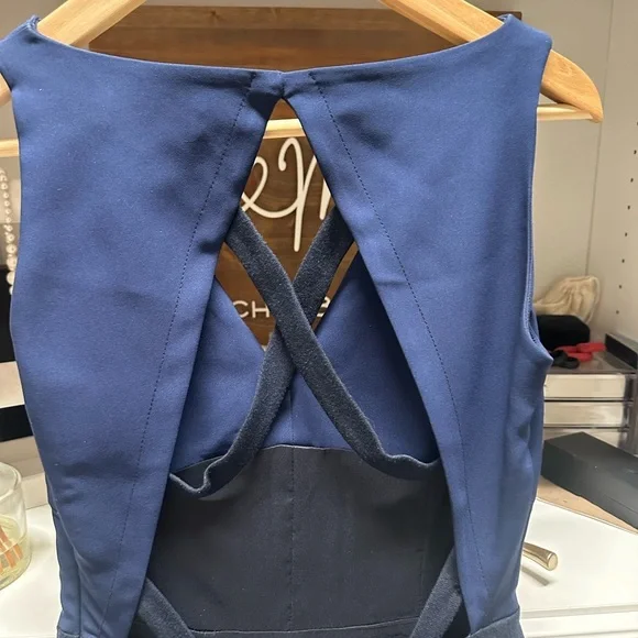 Beautiful Altuzarra Navy Blue Dress - Picture 4 of 4